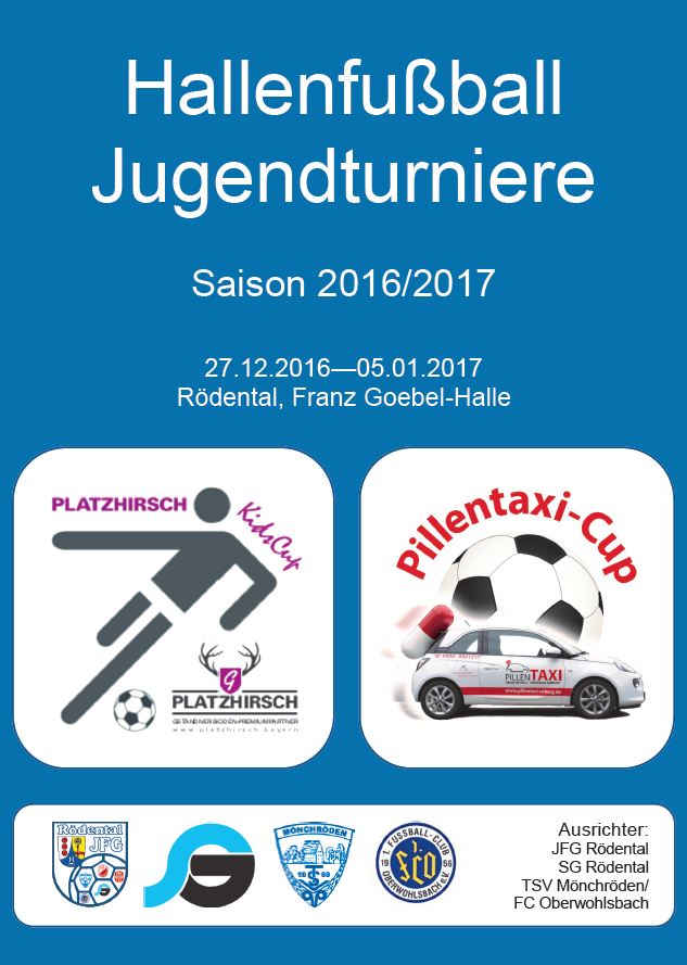 2016 17 Hallenturniere SGR Fußballjunioren Turnierheft